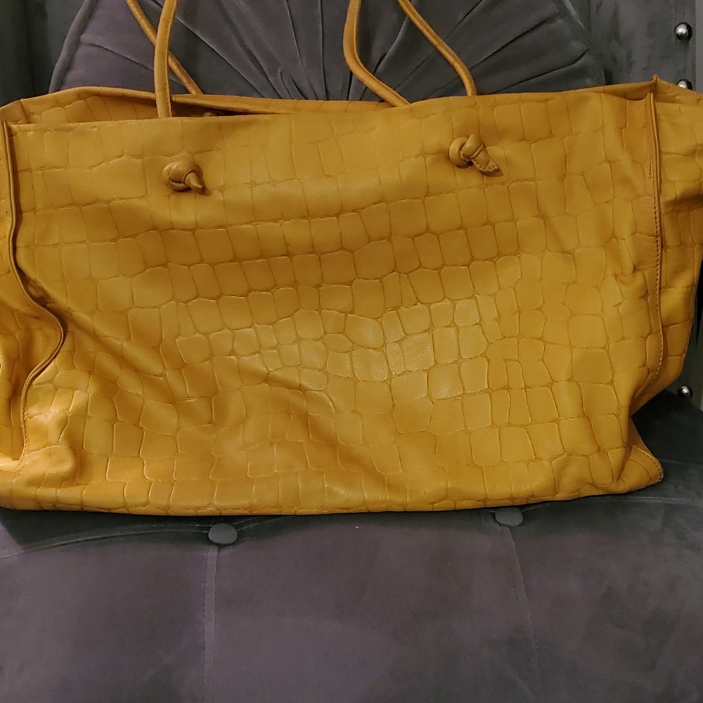 Italian Leather Tote - very soft, good quality leather